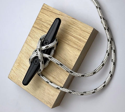 Where to Buy Practice Nautical Knot Rope Tying Cleat Kit Dock Sail Line Boat Mooring Rope